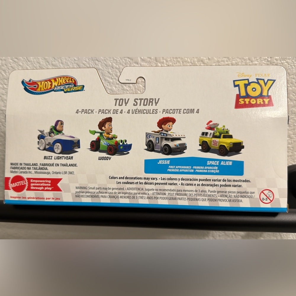 Hot Wheels Racer Verse 4 Pack Toy Story - Picture 3 of 3